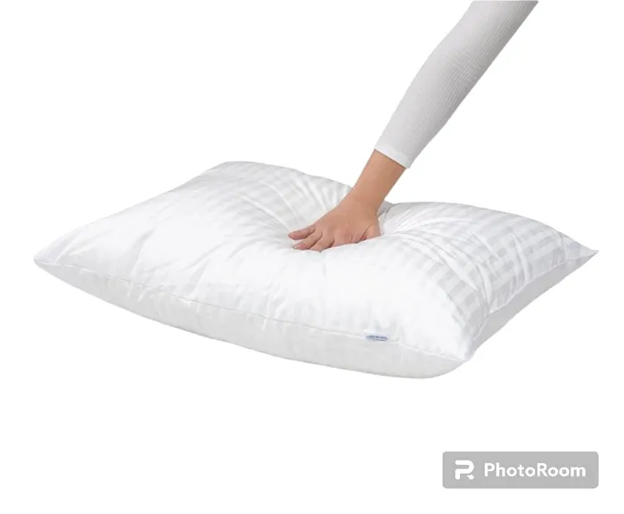 4 Almohadas Siliconadas Antialérgicas Blancas