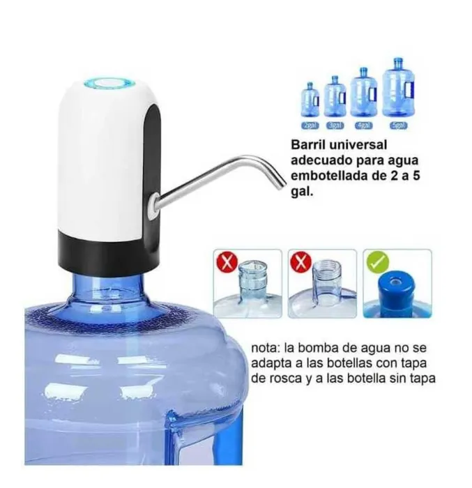 Dispensador de Agua Electrico Recargable 