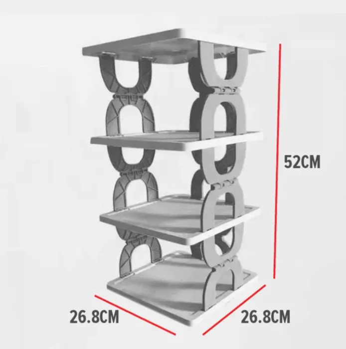 Zapatero Multicapas Organizador Plegable Zapatos 3 Niveles