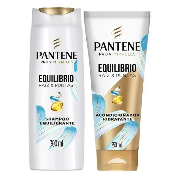 Kit Promocional Equilibrio Raíz & Puntas PANTENE x 400ml + Acondicionador x 170ml