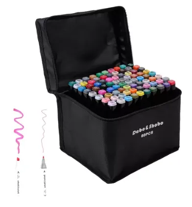 Set De 80 Marcadores Doble Punta Touch Yuzu Color Vibrant (V_TV) Ref: 80Pcs