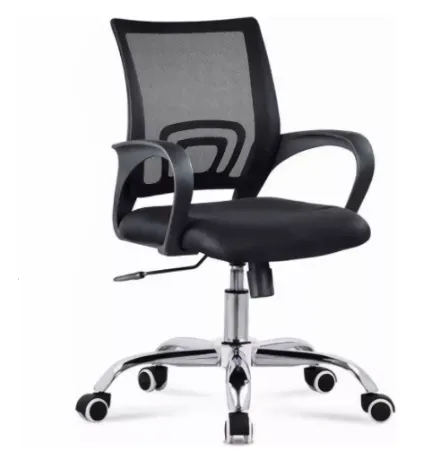 Silla Ejecutiva Ergonómica Negra Con Tapizado Mesh Color Negro Envio Gratis