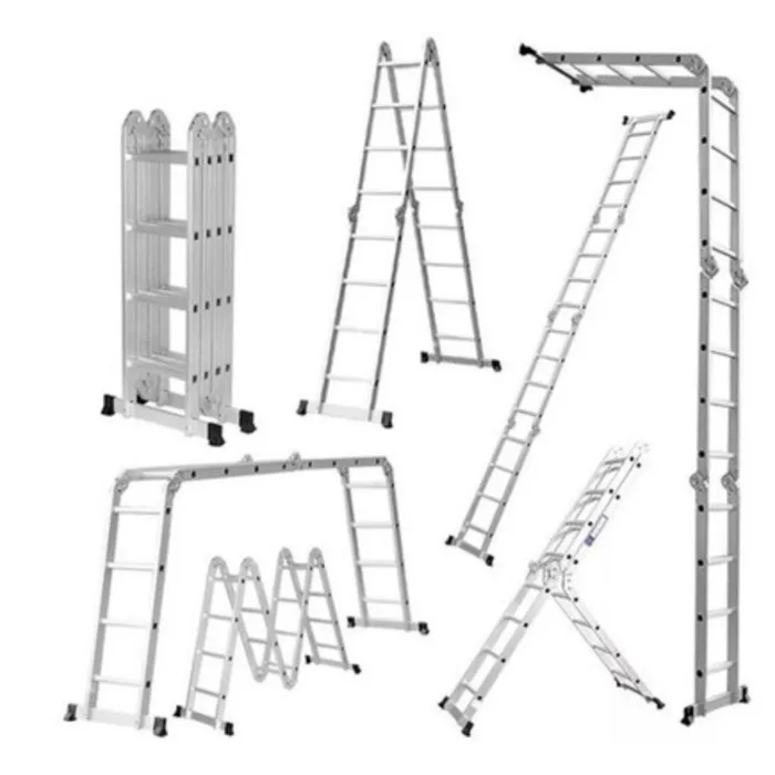 Escalera Plegable en Aluminio 12 Pasos