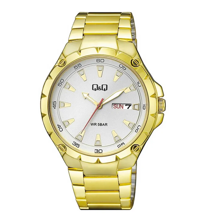 Reloj Para Hombre Qyq Q&q A216 A216j001y Dorado + Estuche