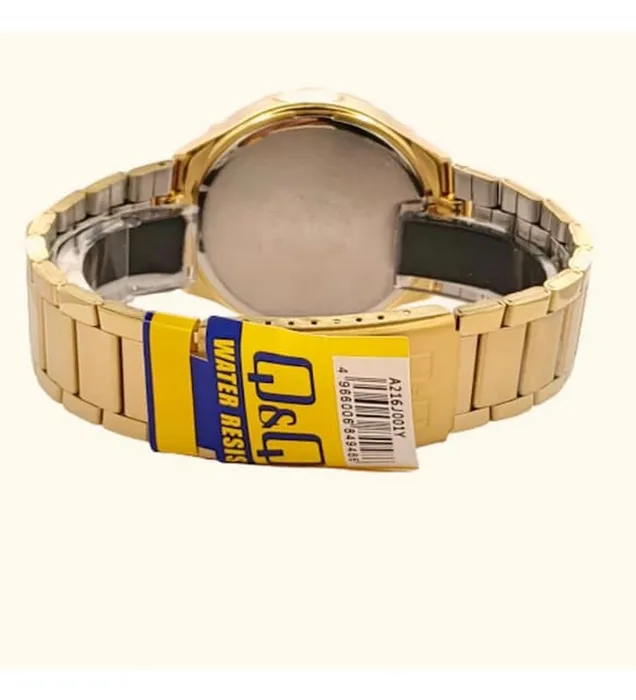 Reloj Para Hombre Qyq Q&q A216 A216j001y Dorado + Estuche