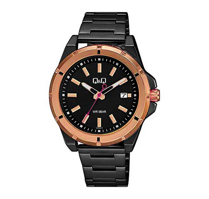 Reloj Q&q Qyq Hombre Casual A472j422y Calendario + Estuche