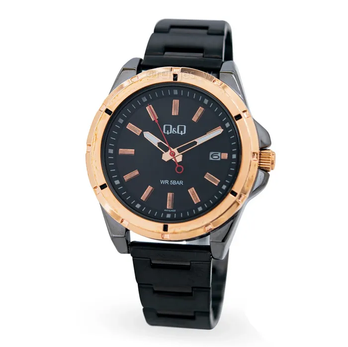 Reloj Q&q Qyq Hombre Casual A472j422y Calendario + Estuche