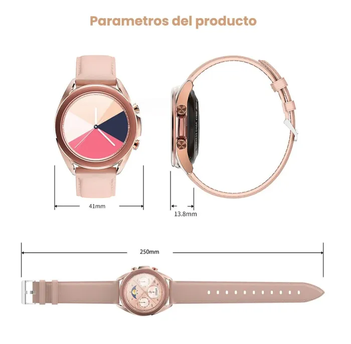 Smartwatch Mobulaa SK8 / Oro Rosa