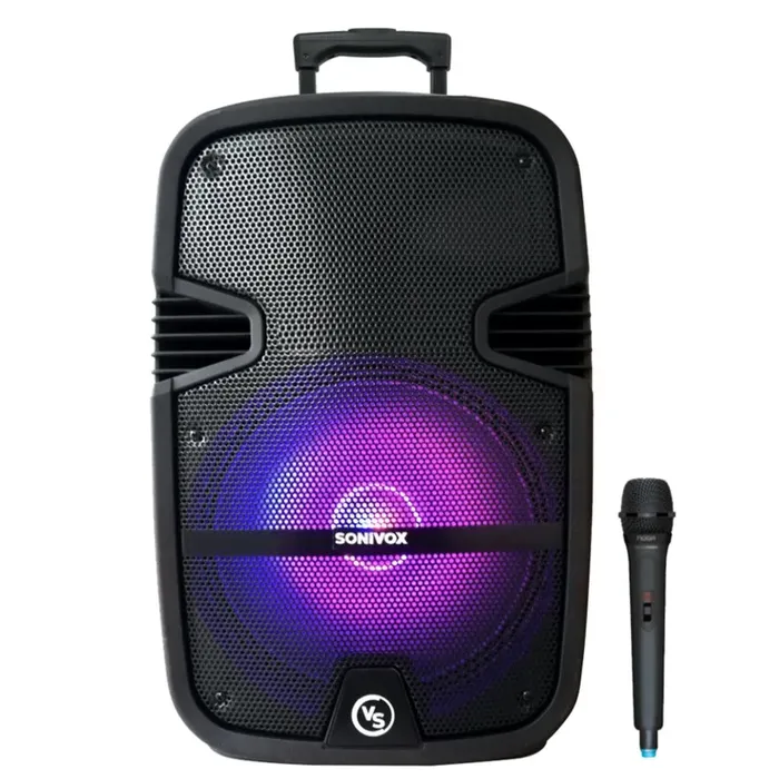 Cabina Parlante 12 Pulgadas Sonivox Vs-s2285 + Trípode 