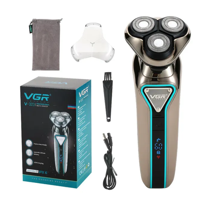 Máquina De Afeitar Recortadora De Barba VGR V-323