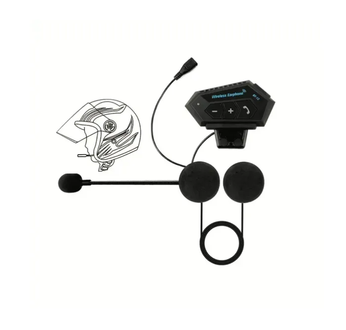 Intercomunicador Auriculares Casco Moto Bluetooth