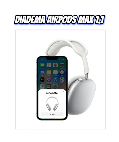 Diadema Airpods Max Blanca 1.1 + Airpods Pro 2 1.1 ANC Inalámbricos: Eleva Tu Experiencia Auditiva A Otro Nivel.