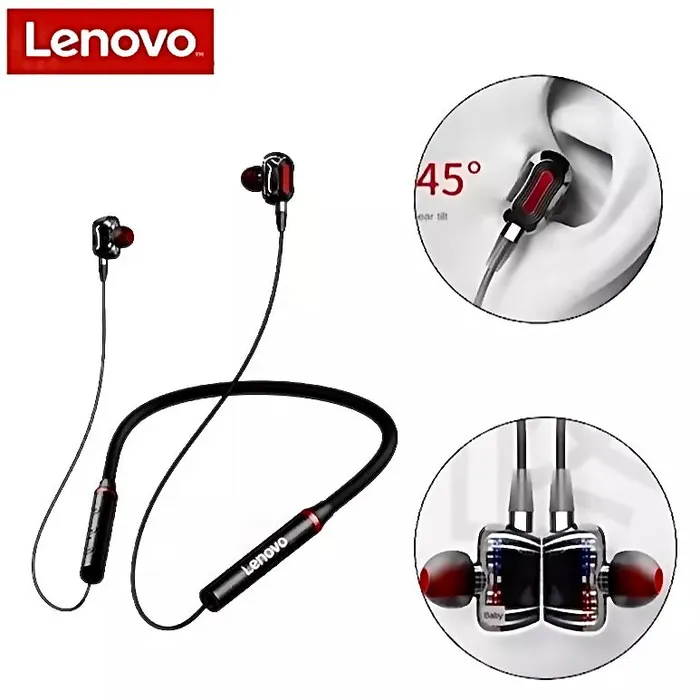 Auriculares Inalámbricos Lenovo HE05X Ⅱ Con Banda Magnética Para El Cuello Bluetooth 5,0
