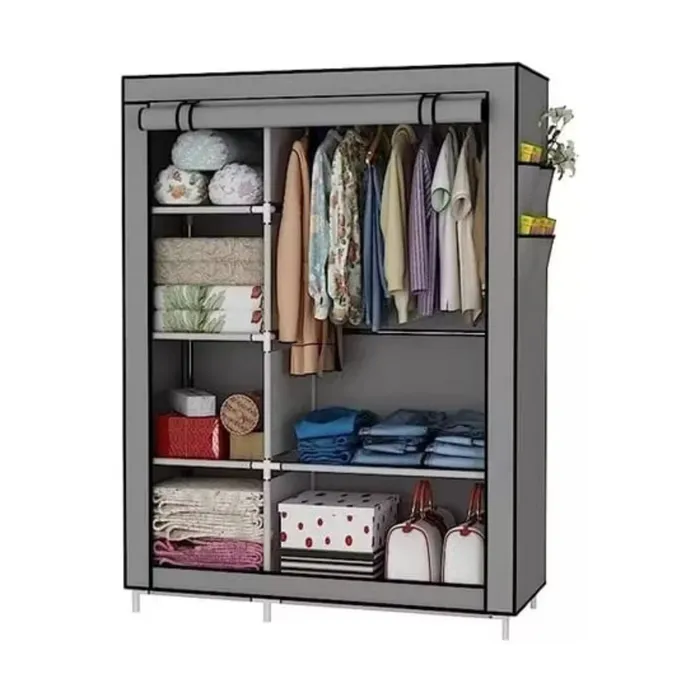 Armario De Tela Desarmable Closet Plegable Doble 105 X 175cm