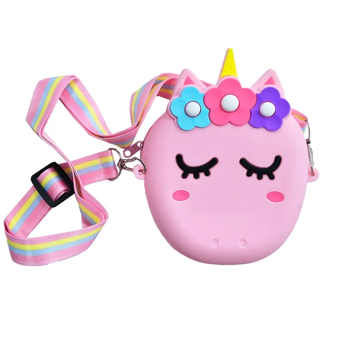 Bolso Pony Unicornio Niñas Colgado Interactivo Portable