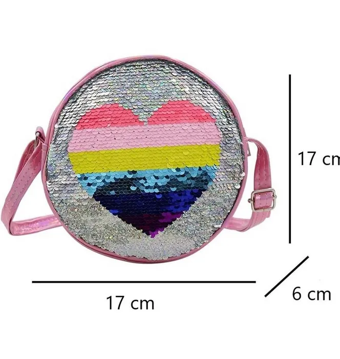 Bolso Corazon Multicolor Niñas Colgado Interactivo Portable