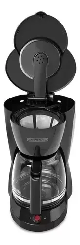 Cafetera De 12 Tazas Black+decker Jarra En Vidrio Negra