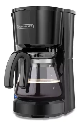 Cafetera 5 Tazas Black+decker Filtro Permanente Color Negro