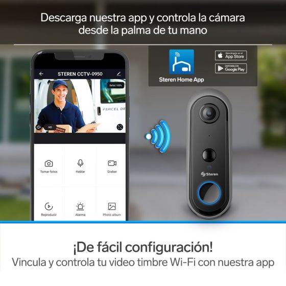 Cerradura digital Wi-Fi* de seguridad - Steren Colombia