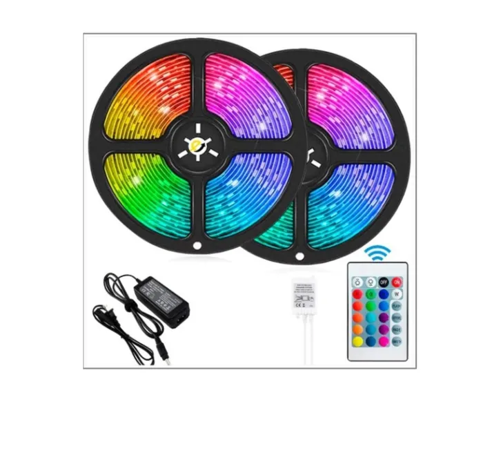 Cinta De Luz Led Rgb 10 Metros Tira Led + Control Bluetooth