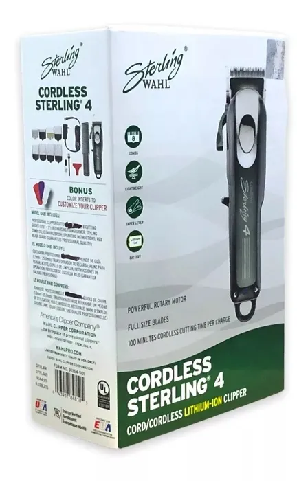  Maquina Cortadora Cabello Wahl Cordless Sterling 4 Recargable Profesional Original