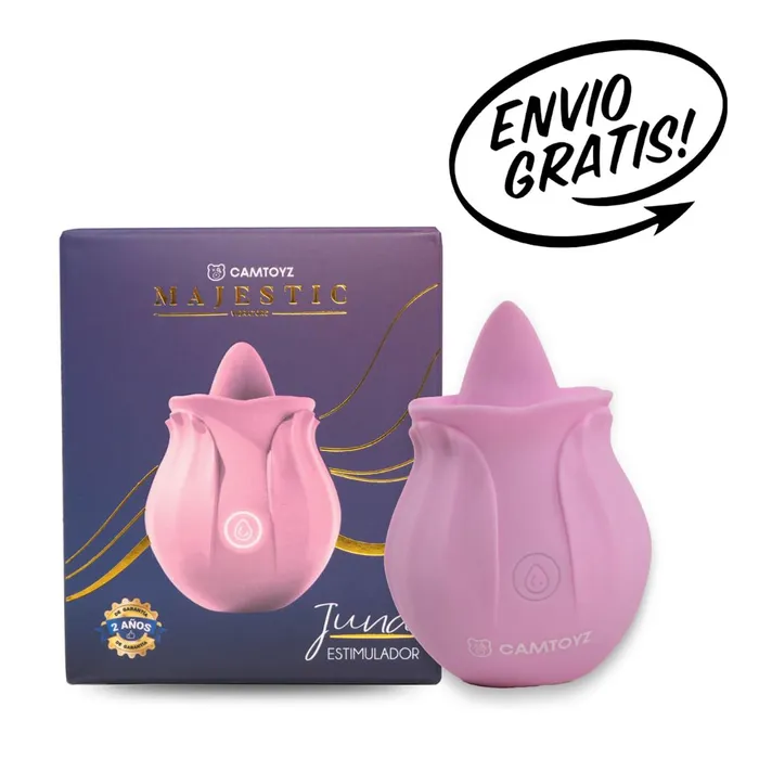 Vibrador con Lengua Juna Marca Majestic