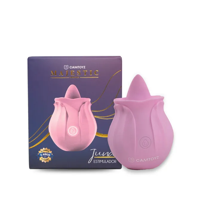 Vibrador con Lengua Juna Marca Majestic