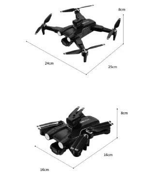 Drone Plegable Inteligente WIFI UAV (TM) Ref: F167 