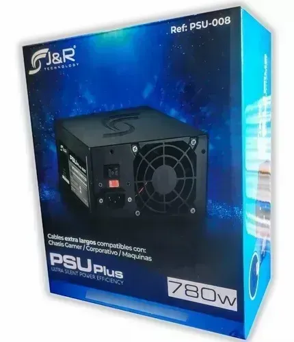 Fuente De Poder 780W J&R (Cables Extralargos) 