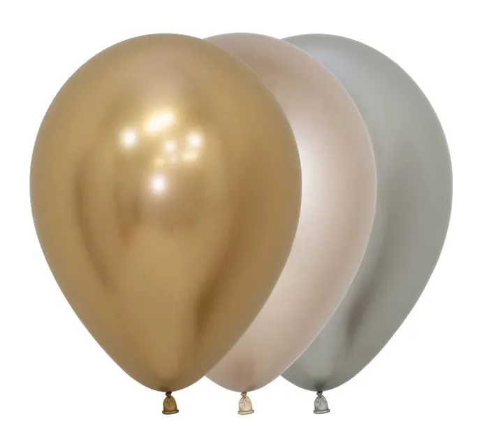 Globo Latex Redondo Reflex Surtido Luxury R-12 *50und Sempertex