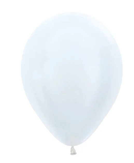 Globo Latex Redondo Satin Blanco R-12 *50und Sempertex