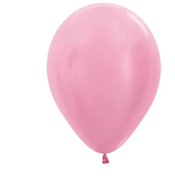 Globo Latex Redondo Satin Rosado R-12 *50und Sempertex