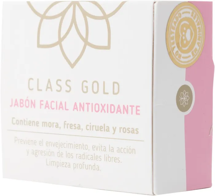 Jabon Facial Antioxidante Rosa CLASS GOLD