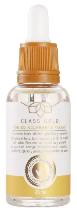 Tonico Aclarante Facial 25 ml CLASS GOLD