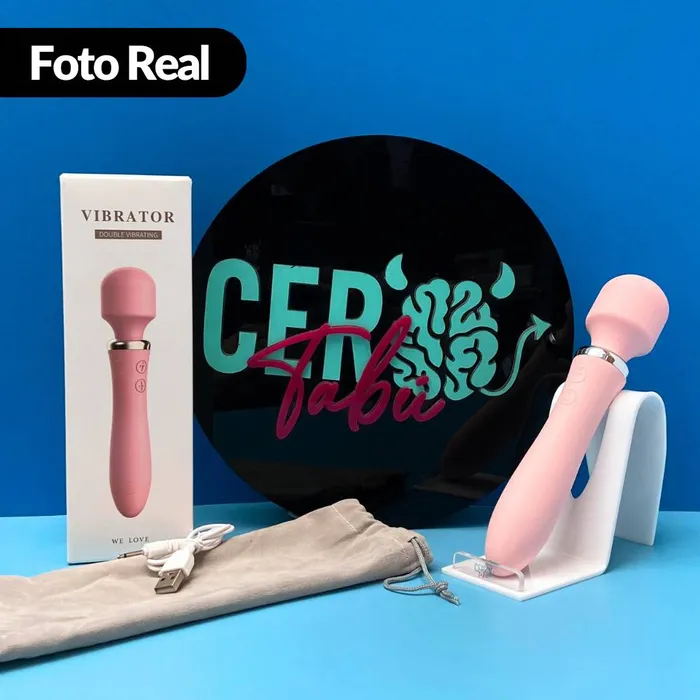 Vibrador Masajeador De Clítoris Hitachi 2 En 1 Recargable Luxury