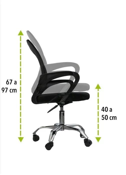 Silla Oficina Ejecutiva Secretaria Giratoria Ergonomica