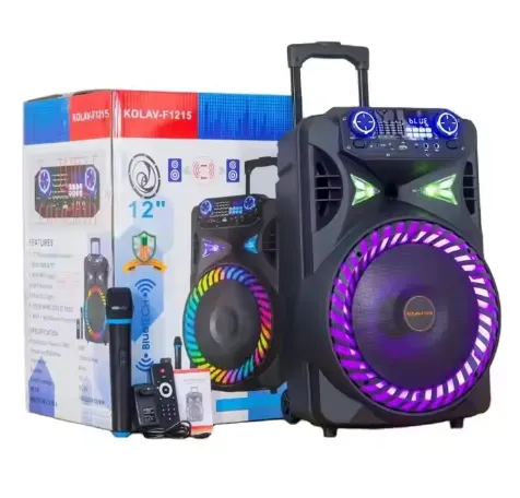 Parlante Recargable 12", Bt, Usb, Fm, Tws Ref: Kolav-F1215 