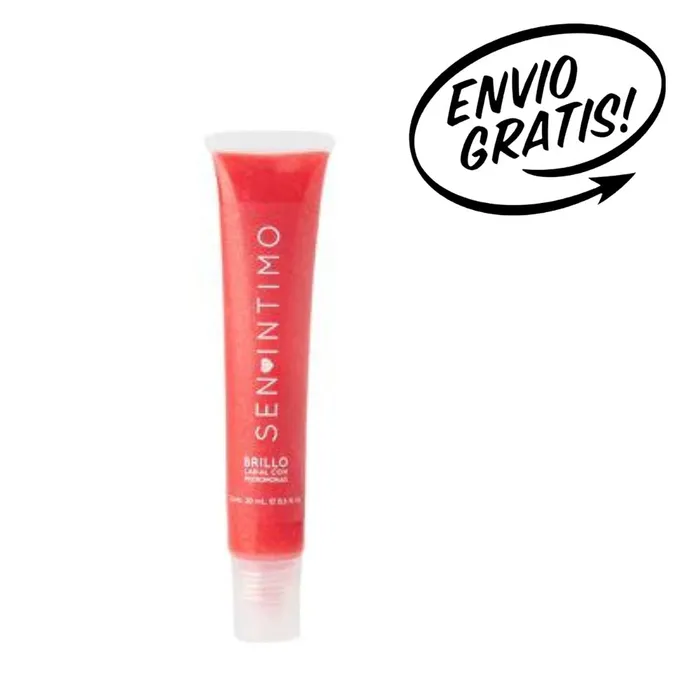 Brillo Labial Con Feromonas x 20 ml sabor a Frutos Rojos SEN ÍNTIMO