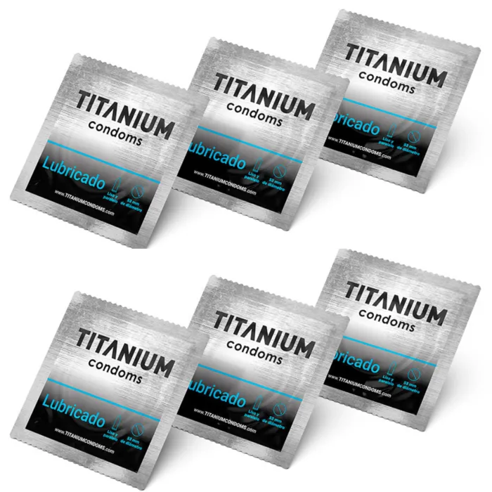 Condones Delgados Titanium Lubricados x 12