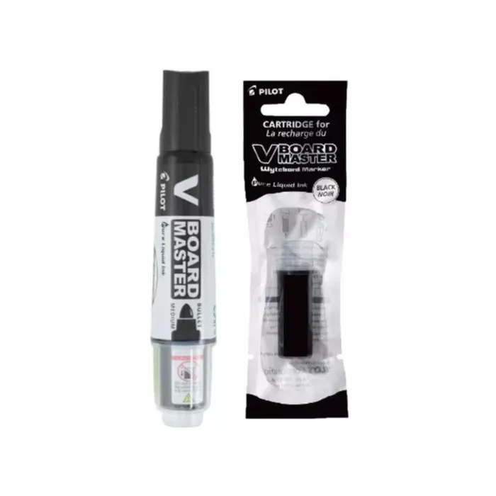 Marcador Tablero Recargable Negro Pilot + Tinta