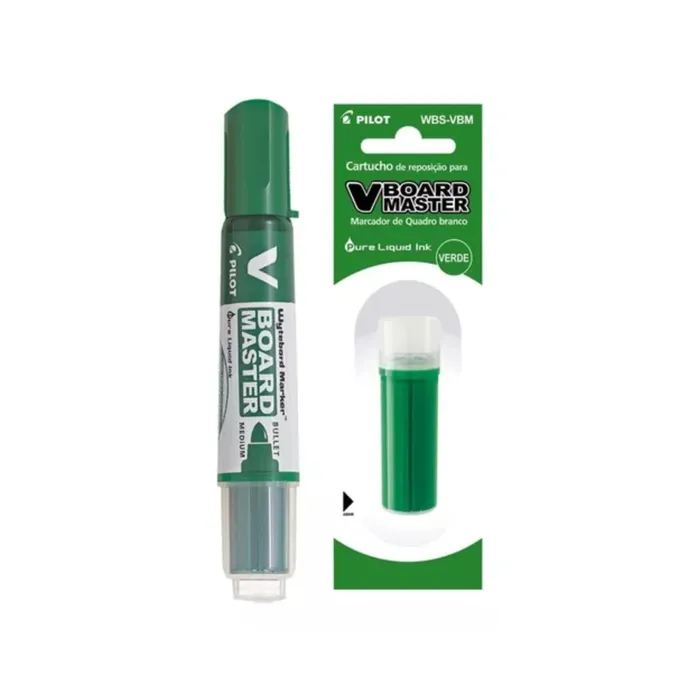 Marcador Tablero Recargable Verde Pilot + Tinta