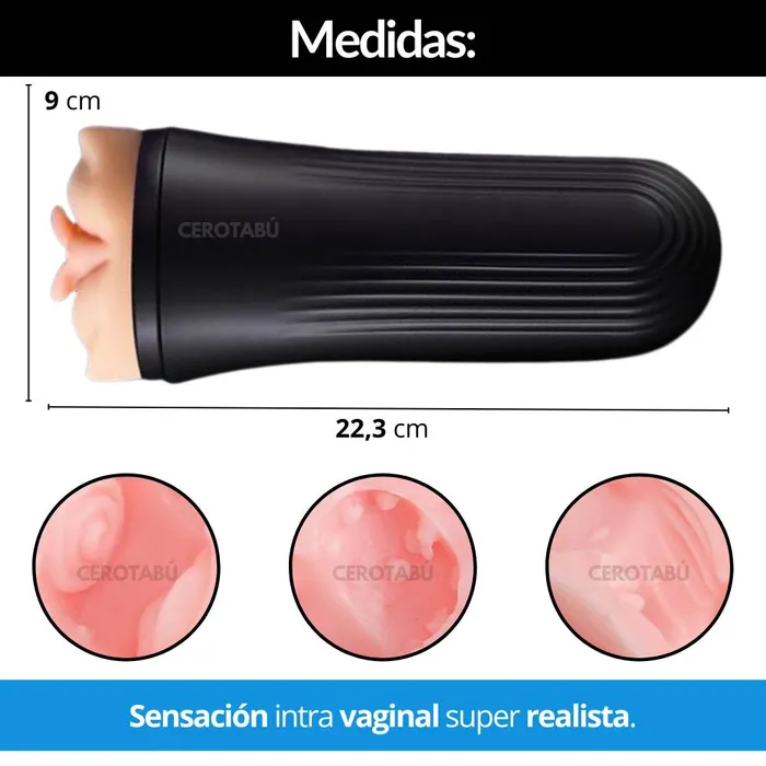 Masturbador Masculino Vagina Ultra Realista Texturizado 