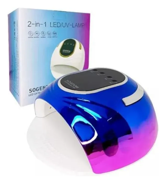 Lampara Seca Uñas 168w Sogeni Tornasol 42 Leds Grande Timer