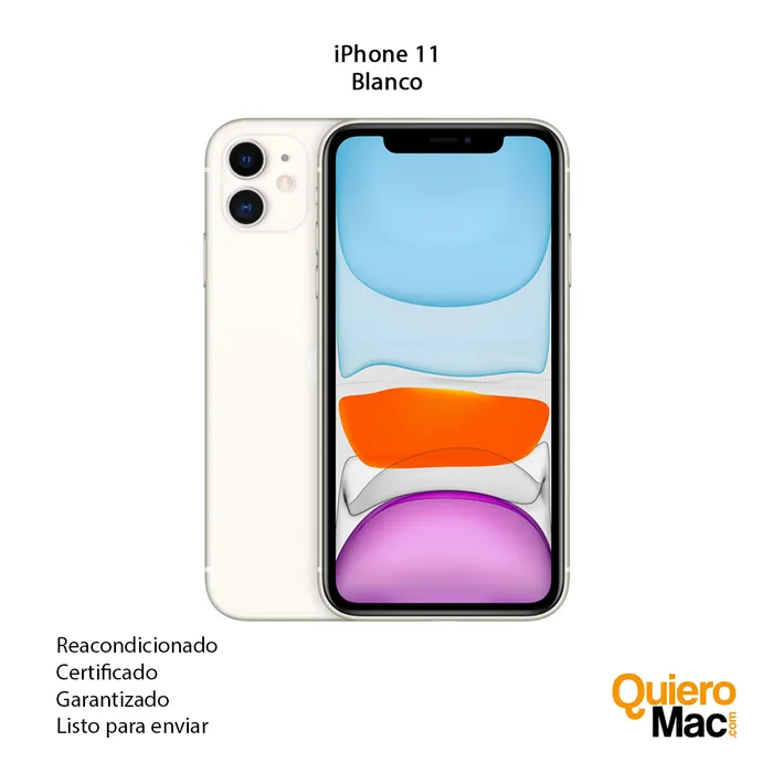 Celular Reacondicionado iPhone 11 64GB 12 Meses De Garantía