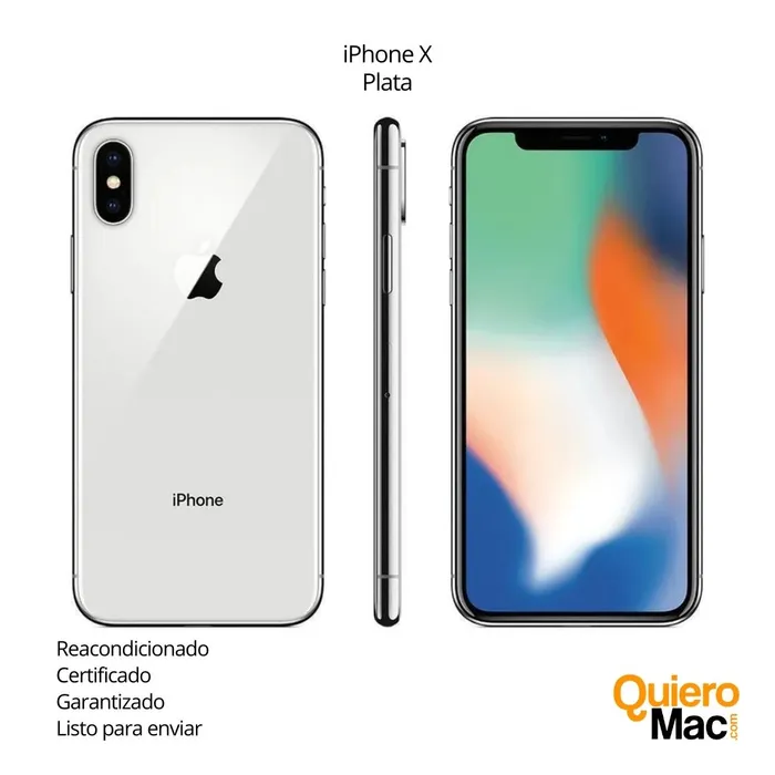 Celular Reacondicionado iPhone X 256GB 12 Meses De Garantía