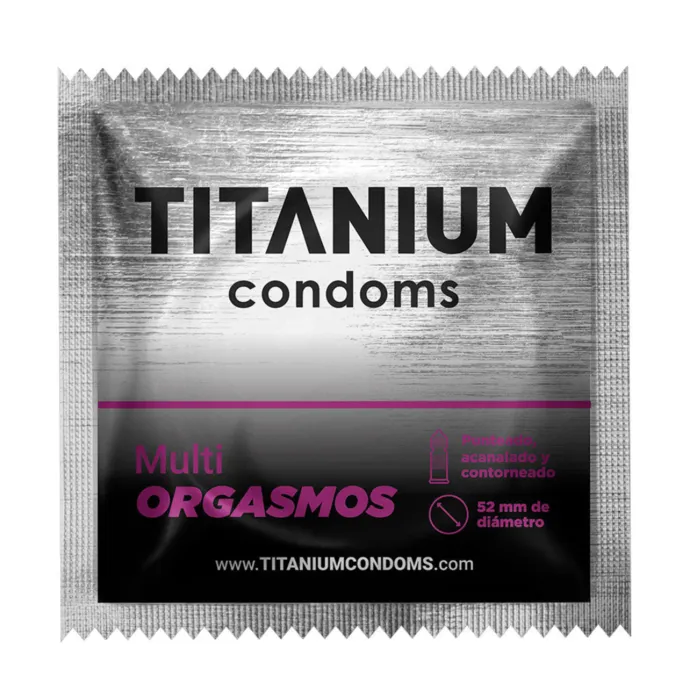 Condones Titanium Multiorgasmos x12