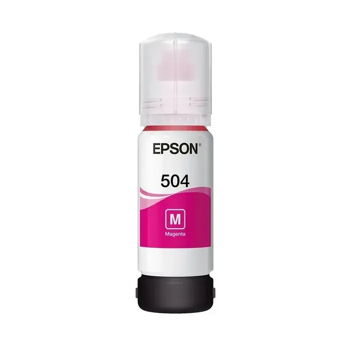 Botella de Tinta Antiderrames Epson T504 Magenta