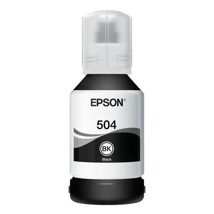 Botella de Tinta Antiderrames Epson T504 Black