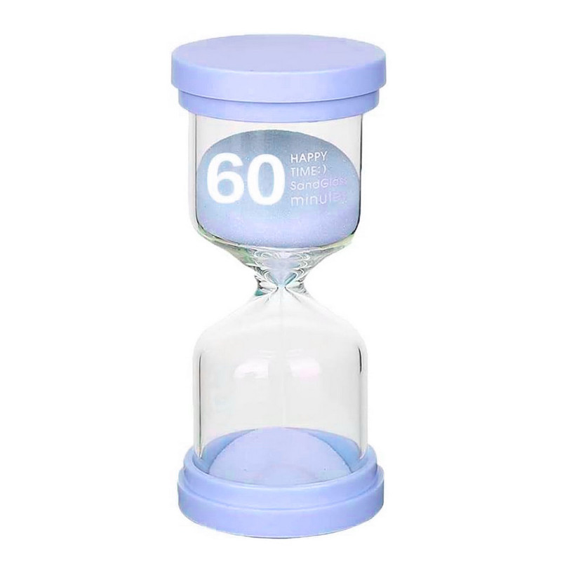 Reloj De Arena Violeta 60 Minutos Temporizador Decoraciòn 