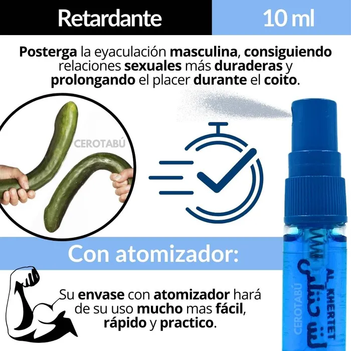 Retardante Masculino Rhino Azul Extra Formula Mejorada 10ml